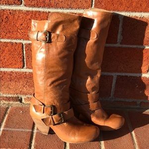 Aldo Tan Leather Boots. Size 37